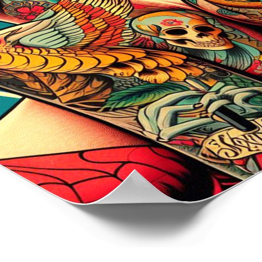 Poster Épouse tatouée Filles (Coin)