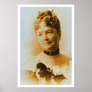 Poster Épouses de Custer de lard d'Elizabeth 1842-1933)