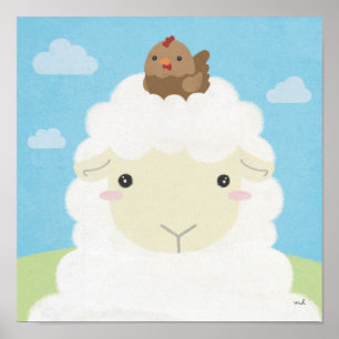 Poster Épouses - Moutons et poussins 2