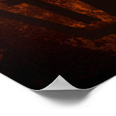 Poster Épouvantes d'Halloween sur fond sinistre (Coin)