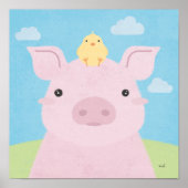 Poster Époux - Piglet & Chick (Devant)