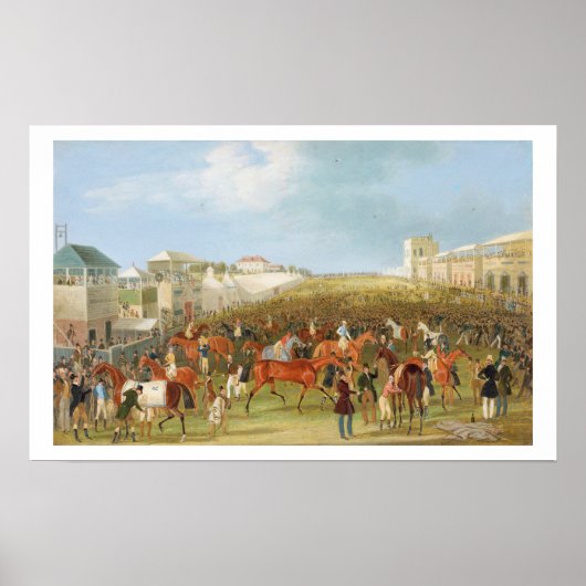 Poster Epsom Races: The Race Over (oil on canvas) (Devant)