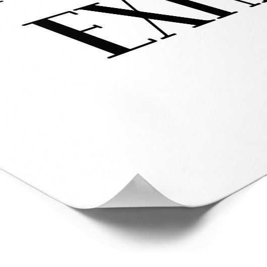 Poster Épuisé sur le plan émotionnel (Coin)