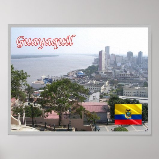 Poster Equateur - Guayaquil - (Devant)