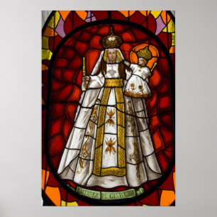 Poster Equateur, Quito. Statue de la Vierge ailée 2