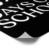 Poster Équation Mathématique 100e Jour De L'École Enseign (Coin)