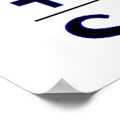 Poster Équation pour succès (Coin)