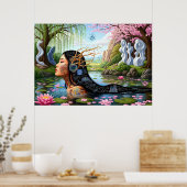 Poster "Equations in Bloom" - Un portrait numérique (Cuisine)