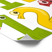 Poster Équations mathématiques amusantes glacières (Coin)