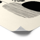 Poster Équilibre Botanique – Illustration de Vase Minimal (Coin)