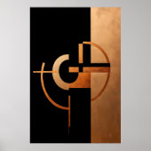 Poster Équilibre chromatique sens de l'harmonie (Devant)