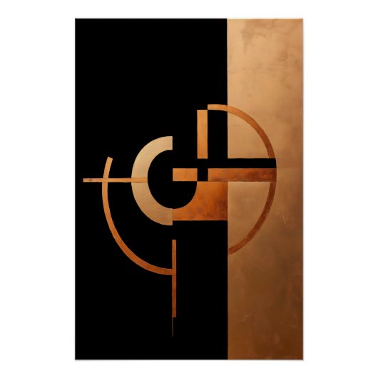 Poster Équilibre chromatique sens de l'harmonie (Devant)