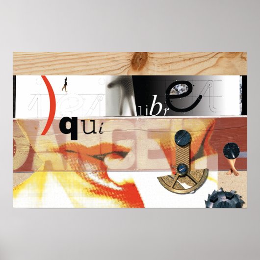 Poster Equilibre : Danger ! (Devant)