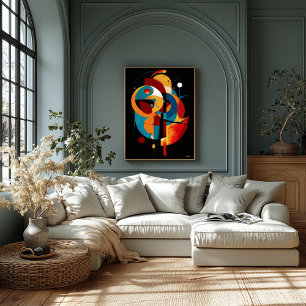 Poster Équilibre Orbital Géométrie Moderne Constructivism