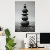 Poster Équilibre Zen (Bureau à domicile)