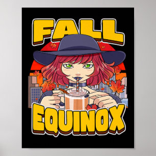 Poster Équinoxe d'automne Septembre Célébrez le temps aut