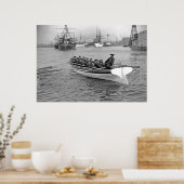 Poster Équipage de bateaux (Cuisine)