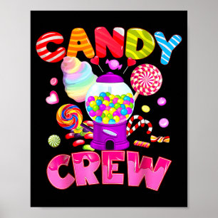 Poster Équipage de bonbons Costume de bonbons Femmes Enfa