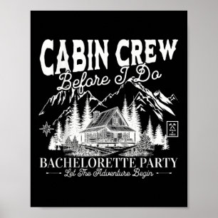 Poster Équipage de Cabine Avant de Faire le Camp Bach Ent