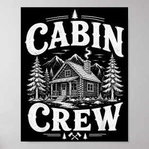 Poster Équipage de cabine montagne extérieur vacances en