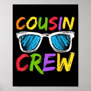 Poster Équipage de Cousins Famille Équipage Cousins Garço