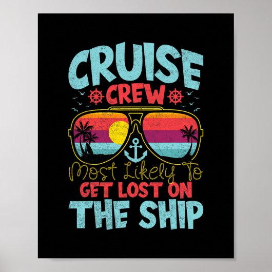 Poster Équipage de croisière le plus susceptible de se pe (Devant)
