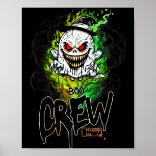 Poster Équipage de fantôme noir Halloween fantôme fantôme