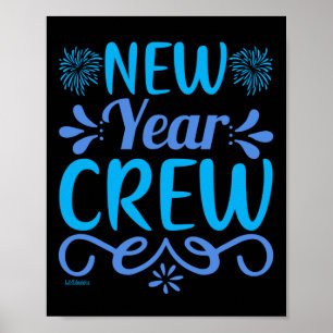 POSTER ÉQUIPAGE DE NOUVELLE ANNÉE