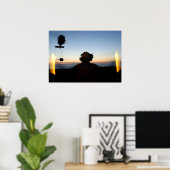 Poster Équipage du poste de pilotage (Bureau à domicile)