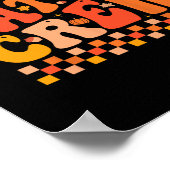 Poster Équipage Groovy Pumpkin Patch Vibrations d'automne (Coin)