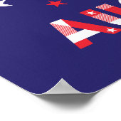 Poster Équipe Australie de Football Graphique TAZ™ (Coin)