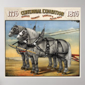 POSTER ÉQUIPE CENTENAIRE DE CHEVAL 1876 (Devant)