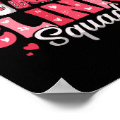 Poster Équipe clinique Stethoscope Leopard Infirmière Val (Coin)