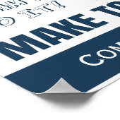 Poster Équipe commerciale motivée (Coin)