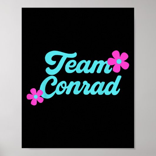 Poster Équipe Conrad Floral (Devant)