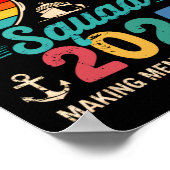 Poster Équipe Croisière 2025 Groupe Familial Correspondan (Coin)