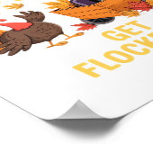 Poster Équipe D'Action D'Amitié Se Frapper En T-Shi Surdi (Coin)