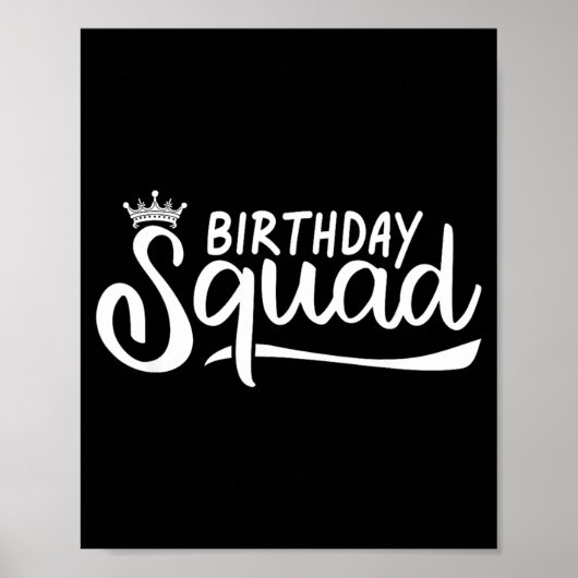 Poster Équipe d'anniversaire (Devant)