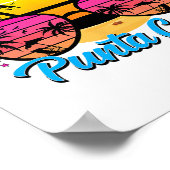 Poster Équipe d'anniversaire Punta Retro Cana 2025 Couche (Coin)