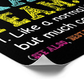 Poster Équipe de 1re année Comme normale, mais Glacière R (Coin)