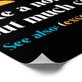 Poster Équipe de 5e année Comme une équipe normale, mais (Coin)