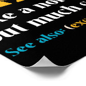 Poster Équipe De 8e Année Comme Une Équipe Normale Mais B (Coin)