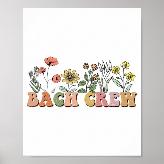 Poster Équipe de Bach de fleurs sauvages Enterrement de v (Devant)