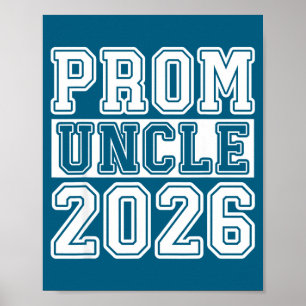 Poster Équipe de bal 2026 Illustration d'oncle fier