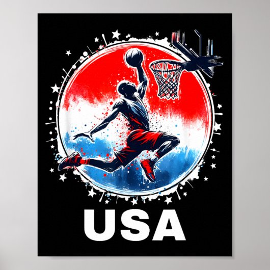 Poster Équipe de baseball Bison volant Basball Usa Team (Devant)