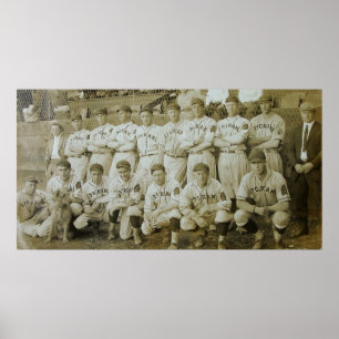 Poster Équipe de baseball d'Indiens de Spokane
