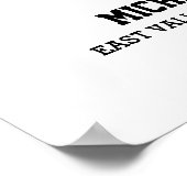 Poster Équipe de baseball Senior Graduation Cadeau Photo (Coin)