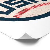 Poster Équipe de baseball USA (Coin)