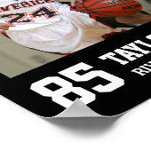 Poster Équipe de basket-ball Classe supérieure de 2025 Co (Coin)