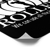 Poster Équipe de Bowling de jumelage des St-Rollers (Coin)